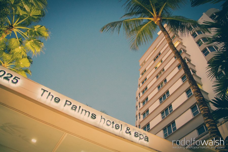 The Palms Hotel Miami Beach wedding photographer