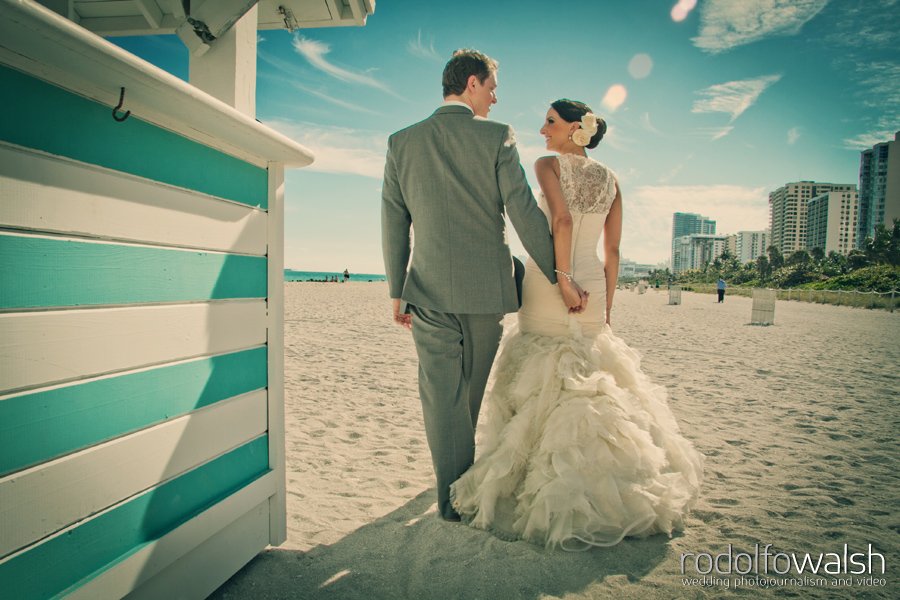 Rodolfo Walsh wedding photographer Miami Beach
