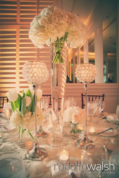 Wedding table set up at The Palms Hotel Miami