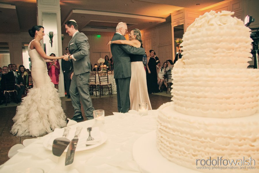 Jewish wedding reception at The Palms Hotel Miami