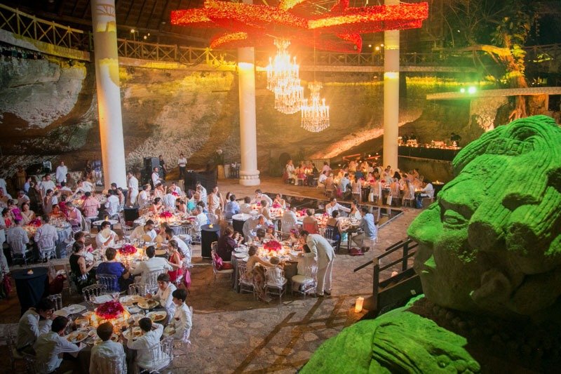 La Isla restaurant in Xcaret Park - Weddings in Xcaret, Mexico