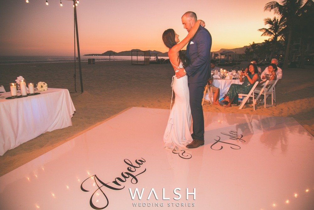 sunset beach wedding los cabos